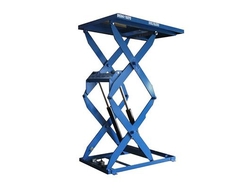 Hydraulic double scissor lift tables